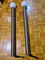 Moderne Aussenleuchte Stahl Edelstahl 100 cm mit Kunststoffk