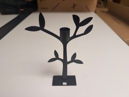 Kerzenständer "Branch" Baum Form Metall Schwarz neu