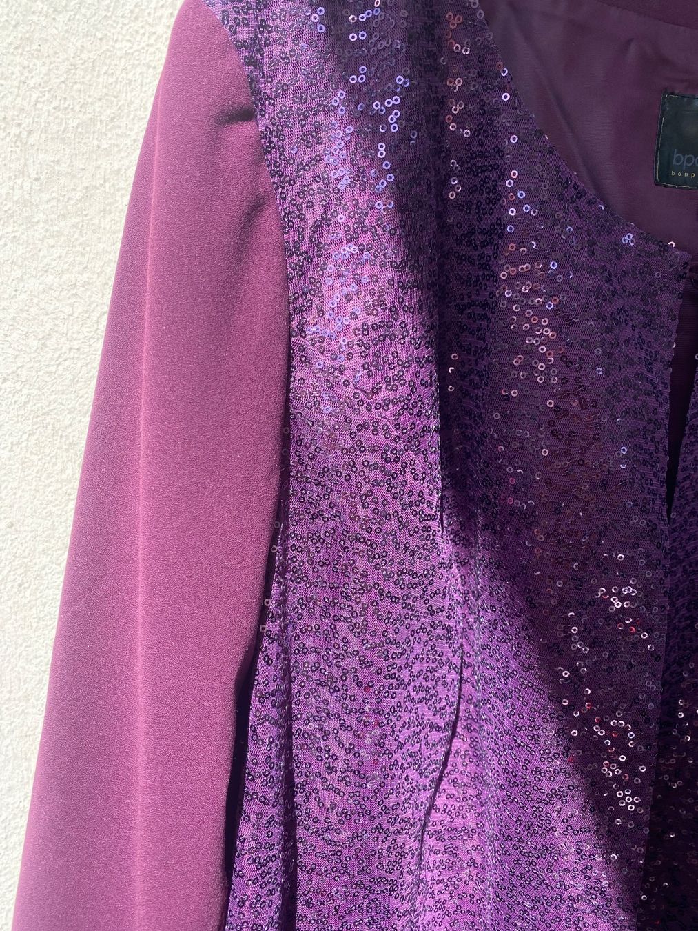 Jacken: Veste courte bpc selection paillettes violette – Gebraucht aus Genève von lejardindesvetements 2