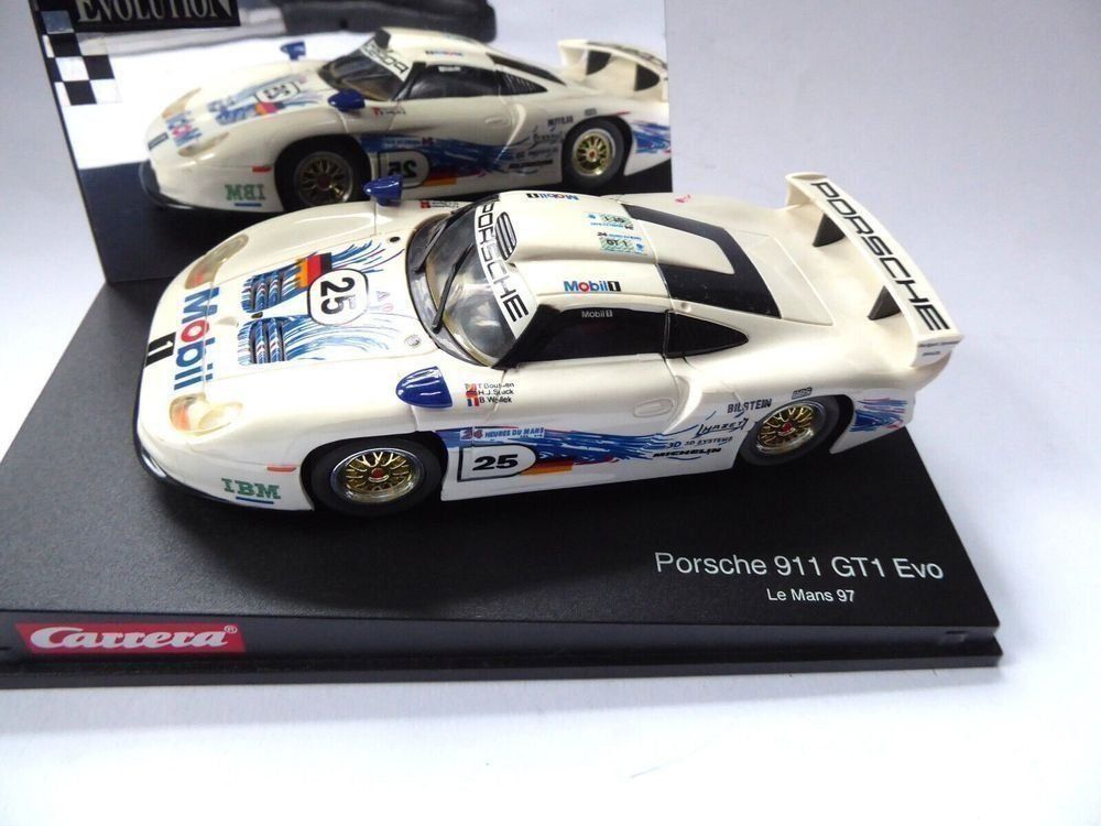 Carrera Piste: Carrera Evolution Porsche 911 GT1 1997 – Nuovo e nell'imballaggio originale da Ennetbürgen venduto da Perlen01