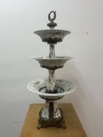 antike Etagere aus Porzellan/Bronze Wong Lee um 1900