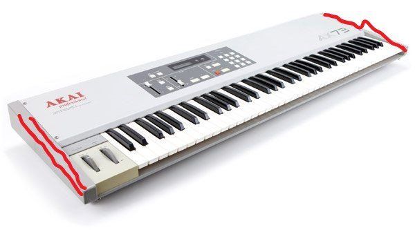 Akai Strumenti musicali: Akai MX-73 MIDI Master Keyboard – Usato da Viganello venduto da XTECHSTOREX 8