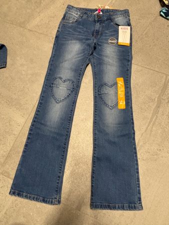 Jeans stretch taille 140 neuf taille ajustable bootcut