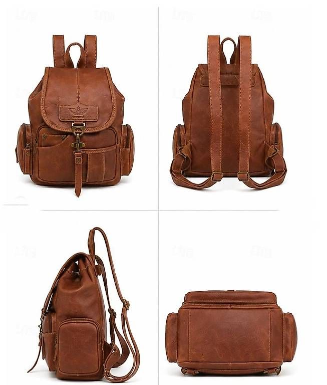 Zaini: Vintage Retro Rucksack Leder (SChnäppchen) – Usato da Walzenhausen venduto da OK_1 2