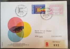 AB15) ATM, Nr. 1.II, Sonderbrief mit Sonderstempel Selten!!