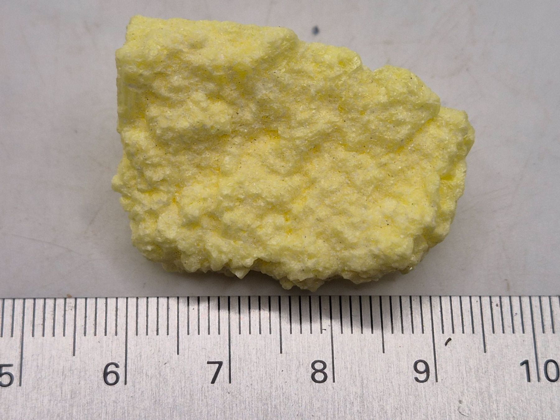 Minerali & Pietre curative: Elementarer Schwefel aus Indonesien (12) – Nuovo e nell'imballaggio originale da Winterthur venduto da LukasMineralienOase 1