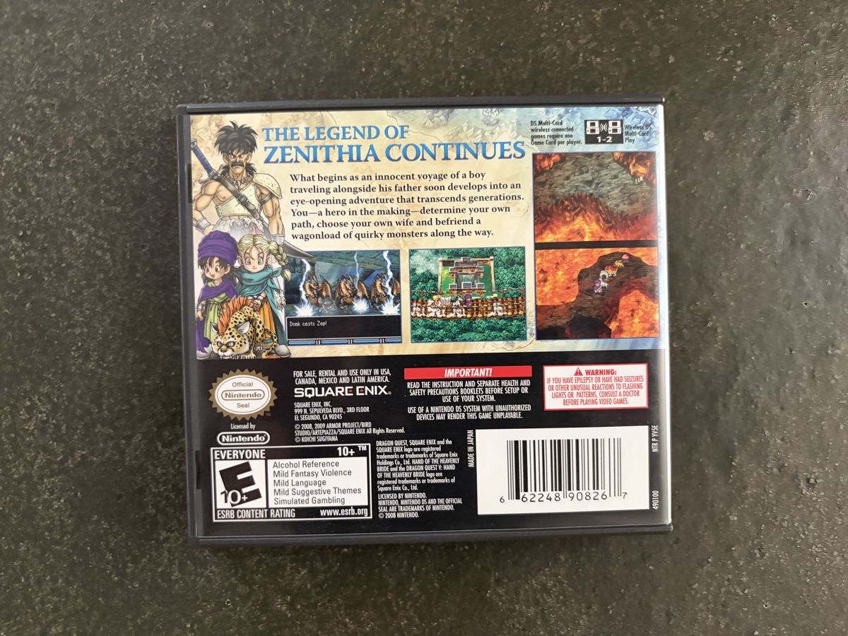Nintendo Spiele: Dragon Quest V Nintendo DS Spiel NTSC Version – Gebraucht aus Susch von Ascaso 1