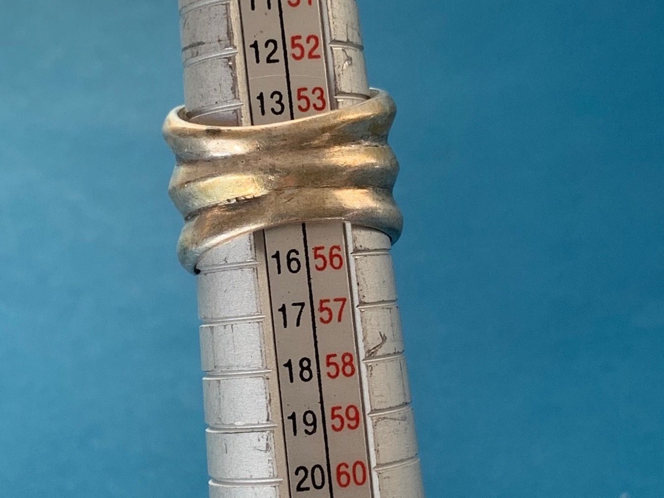 Ringe: Silberring 3 lamellen designerring rg55 – Gebraucht aus Laufen von belleskulptur 3