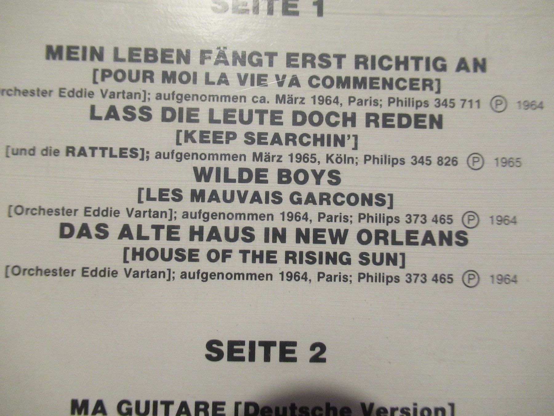 Schallplatten: JOHNNY HALLYDAY – Gebraucht aus Grône von Mire01 1