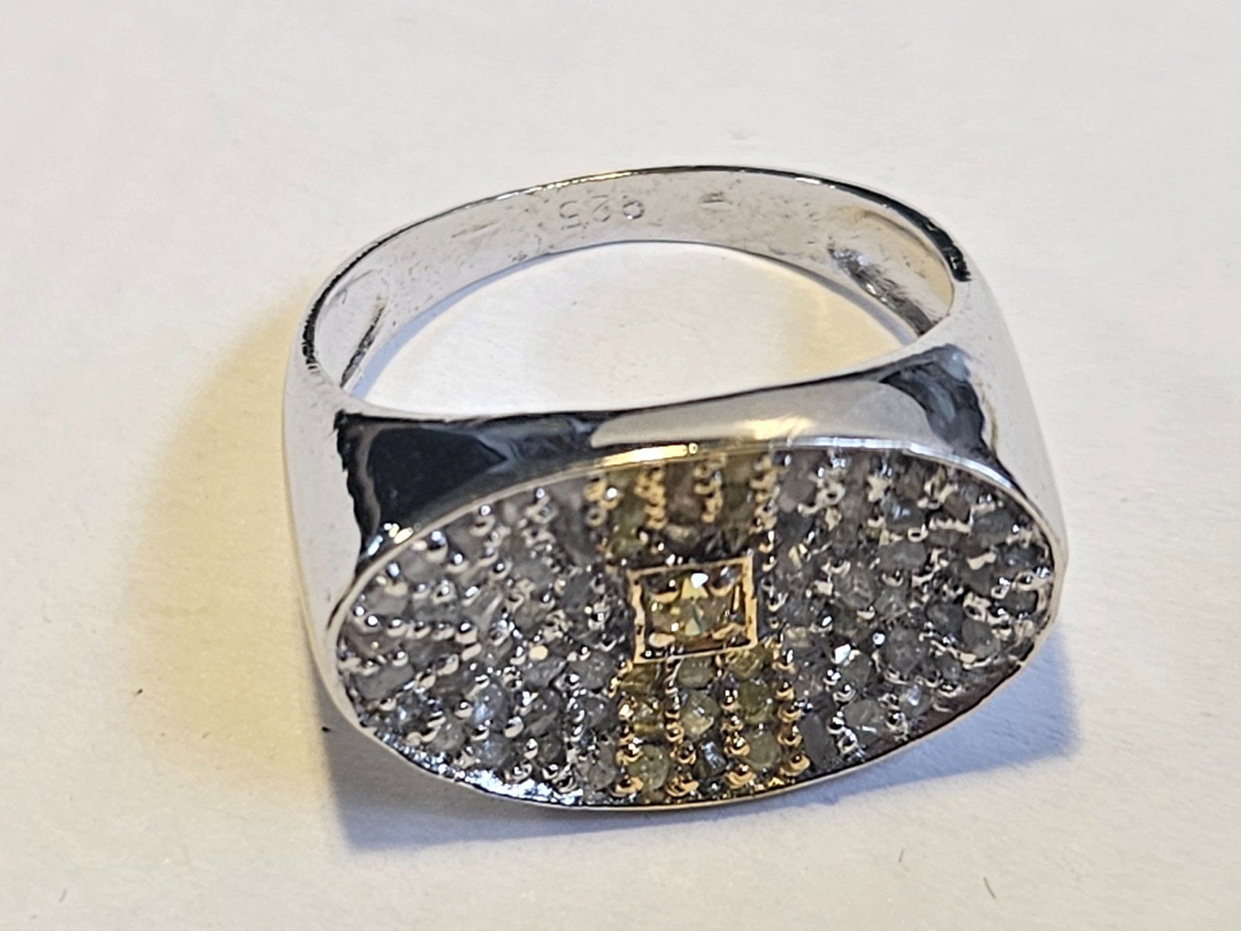 Anelli: Silberring mit Diamanten – Nuovo (secondo la descrizione) da Zürich venduto da Benedikt21 3