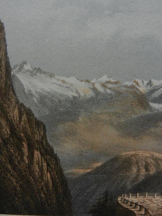 Incisioni: Berner Alpen vom Simplon aus – Usato da Risch venduto da Rischli15 5