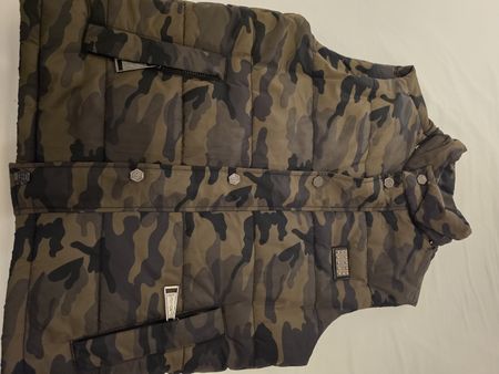 Philipp Plein Weste Camouflage Totenkopf Grösse M