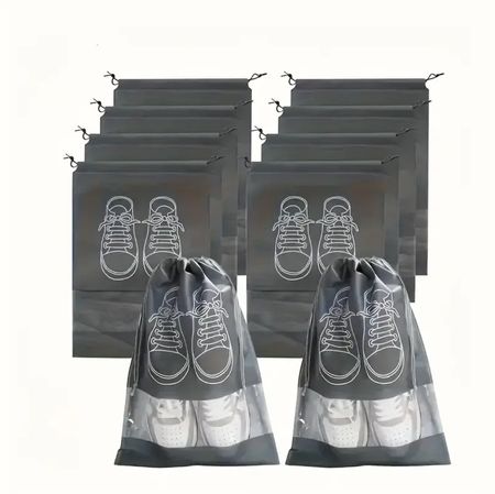 10x Schuhbeutel Reise Organizer Schuhe Staubschutz Tasche
