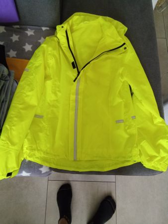 Crane Regenjacke, Neon Gelb, Gr. L, Top Zustand!