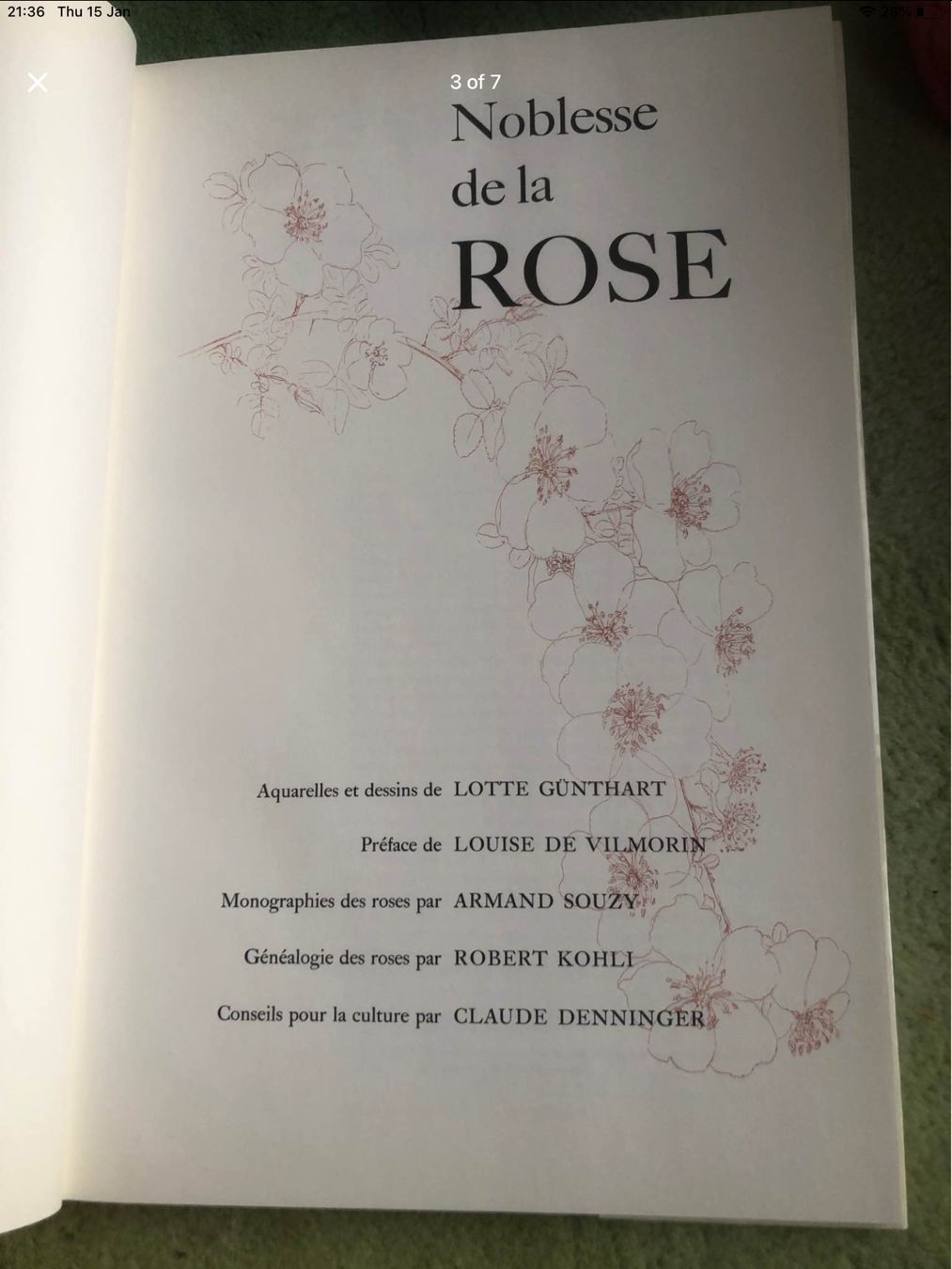 Libri: Noblesse de la Rose. 1965 – Usato da Bursinel venduto da don_ccb9 2