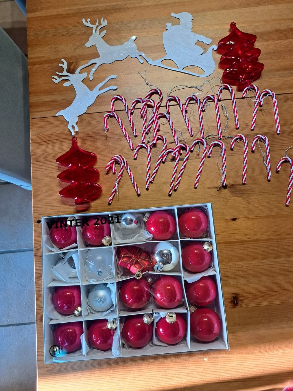 Tutte le decorazioni: Weihnachtsdeko Set ca. 70 Teile – Usato da Willadingen venduto da Boere69