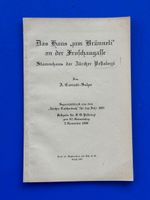Das Haus "zum Brünneli" an der Froschaugasse. 1936