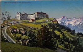 Rigi-Kulm mit Hotelstempel, 1926