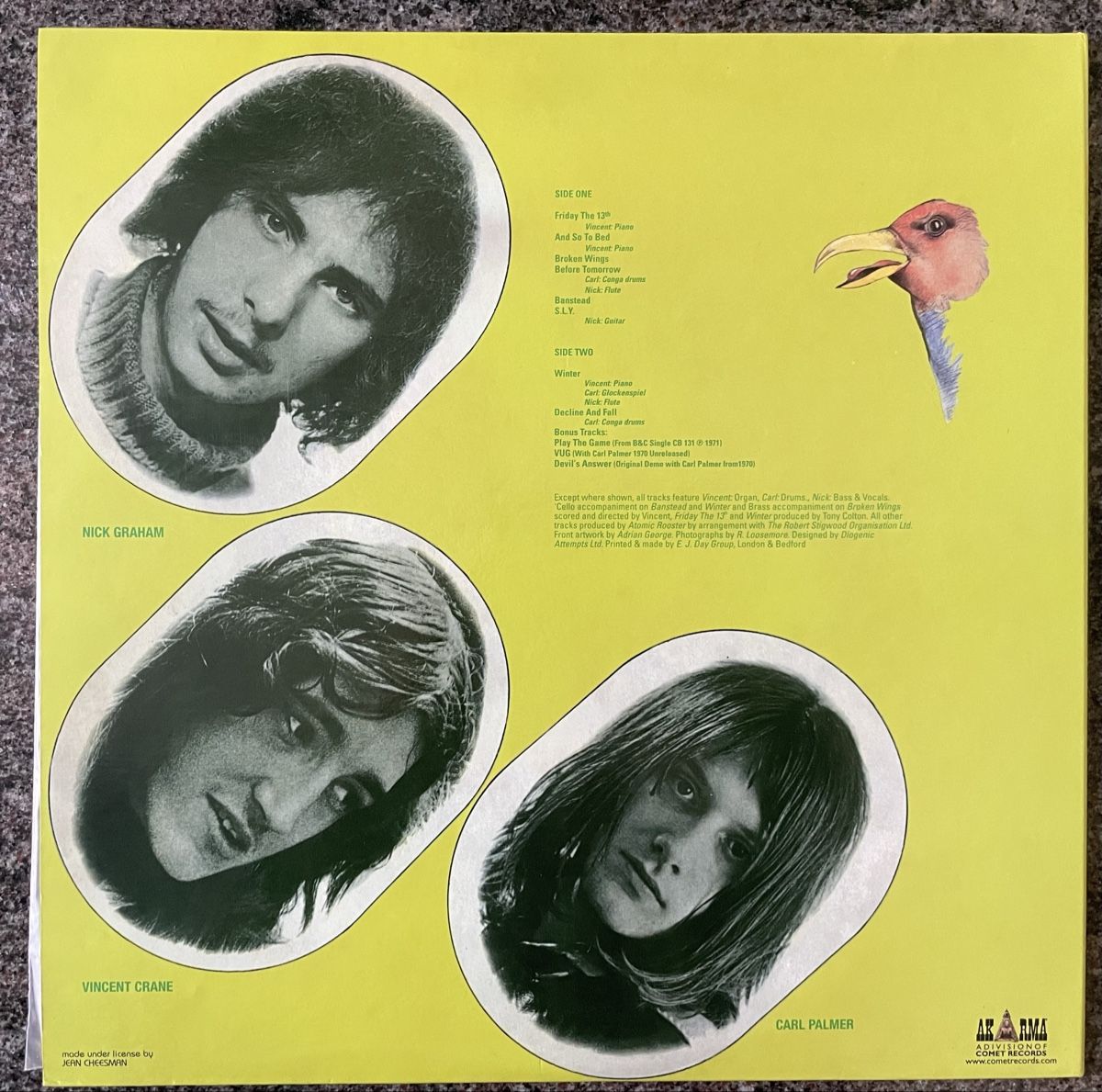 Vinyles: Atomic Rooster - AKARMA - Vinyl LP – D'occasion à Olten par Bluespapst 1