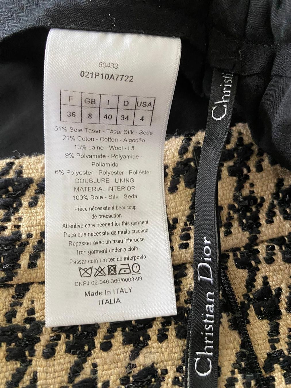 Dior Hosen: Christian Dior Shorts mit Hahnentrittmuster – Gebraucht aus Zug von Pipo2019 4