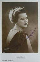 Hilde Maroff (1904-1984) Schauspielerin - Autogramm
