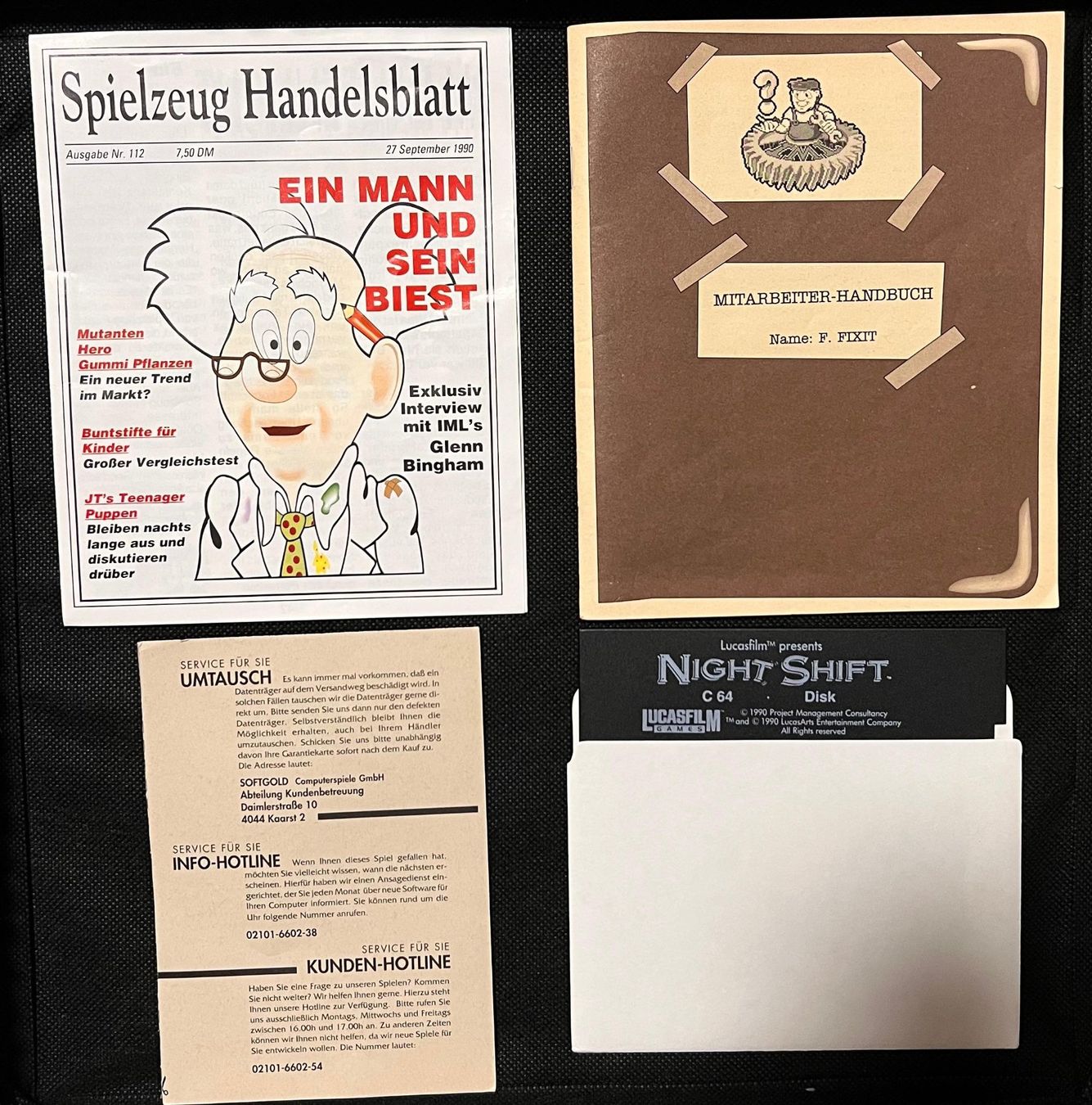 Spiele: Big Box Spiel Night Shift C64 / Commodore 64 5.25 Disk – Gebraucht aus Schachen LU von retrogamer 3