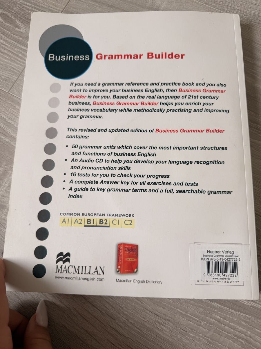 Libri: Business Grammar Builder, Paul Emmerson – Usato da Nussbaumen AG venduto da nad_lq9s 2
