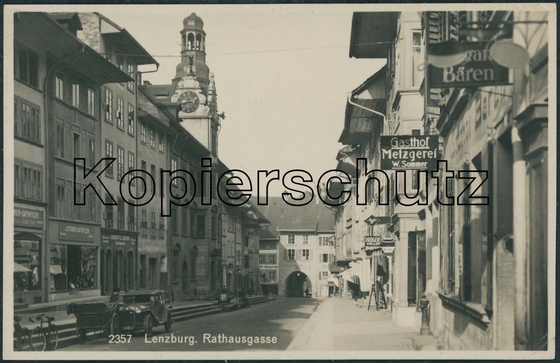 Cartes postales: AG Lenzburg - Auto – D'occasion à Schindellegi par masutka7