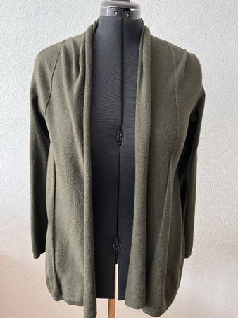 Zara Strickjacke, Gr. M, Khaki, Übergangsjacke