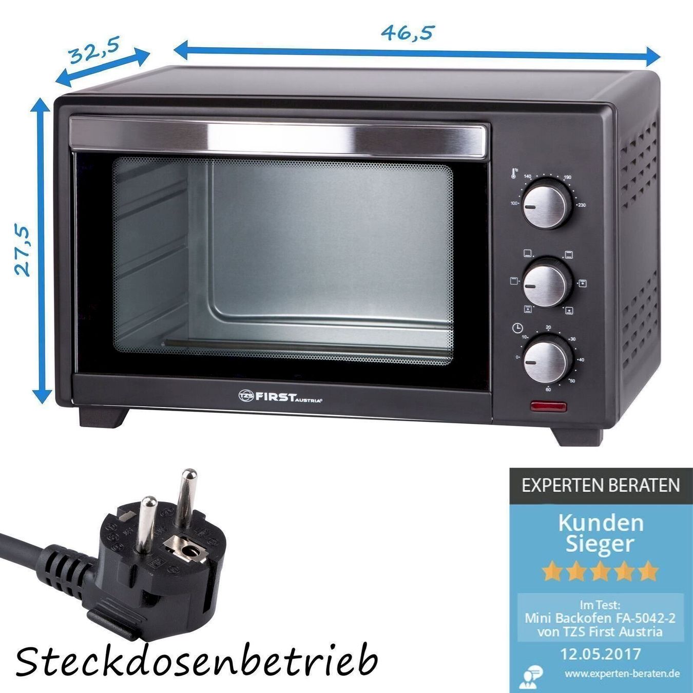 Forni: TZS First Austria 19 L Mini-Backofen – Nuovo e nell'imballaggio originale da Bottighofen venduto da zaap 2