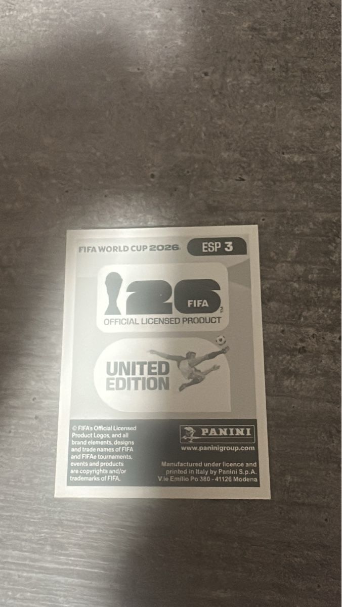 Panini Carte collezionabili: ESP 3 , FIFA WORLD CUP 2026 PANINI  – Nuovo (secondo la descrizione) da Frauenfeld venduto da 1PegPeg1 1