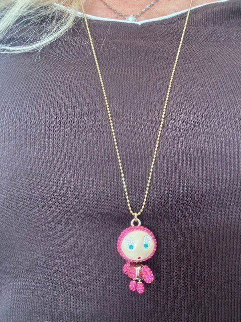 Swarovski Catenine: Swarovski Kette Erika pink – Usato da Würenlingen venduto da Activia 3