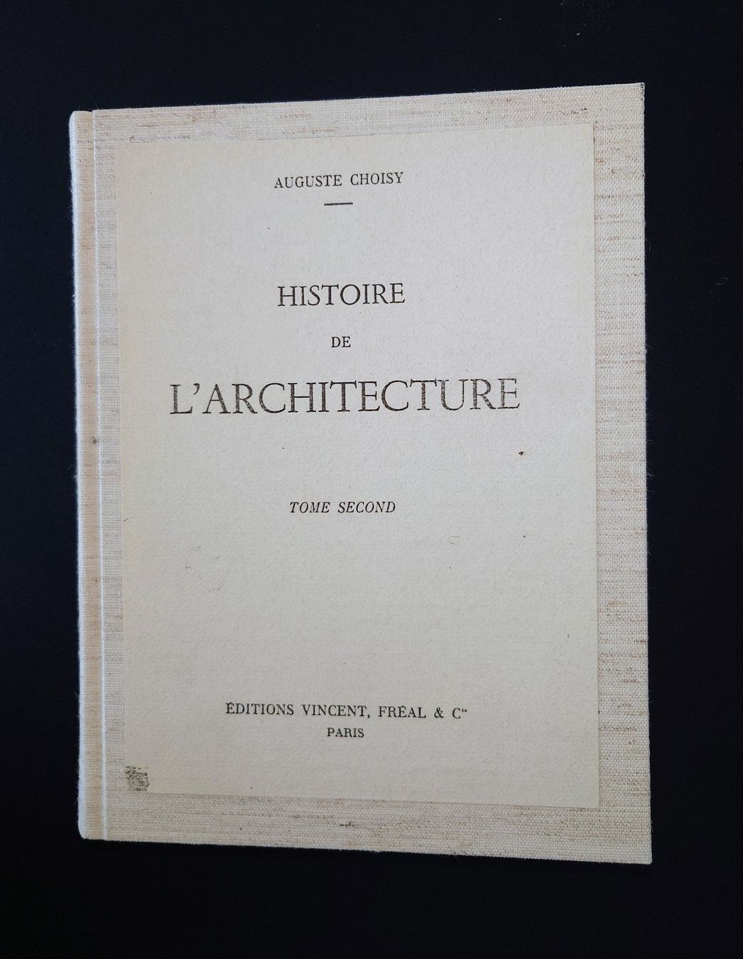 Libri: Histoire de L'Architecture. Auguste Choisy. Restauriert.1954 – Usato da Zürich venduto da Rst7 4