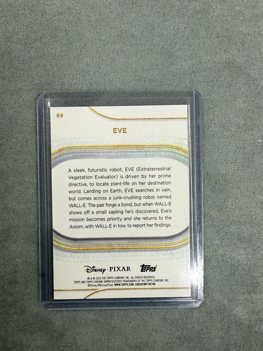 Topps Carte collezionabili: Eve Pixar Disney 05/25 – Nuovo (secondo la descrizione) da Uznach venduto da DaniRodrigues7 1