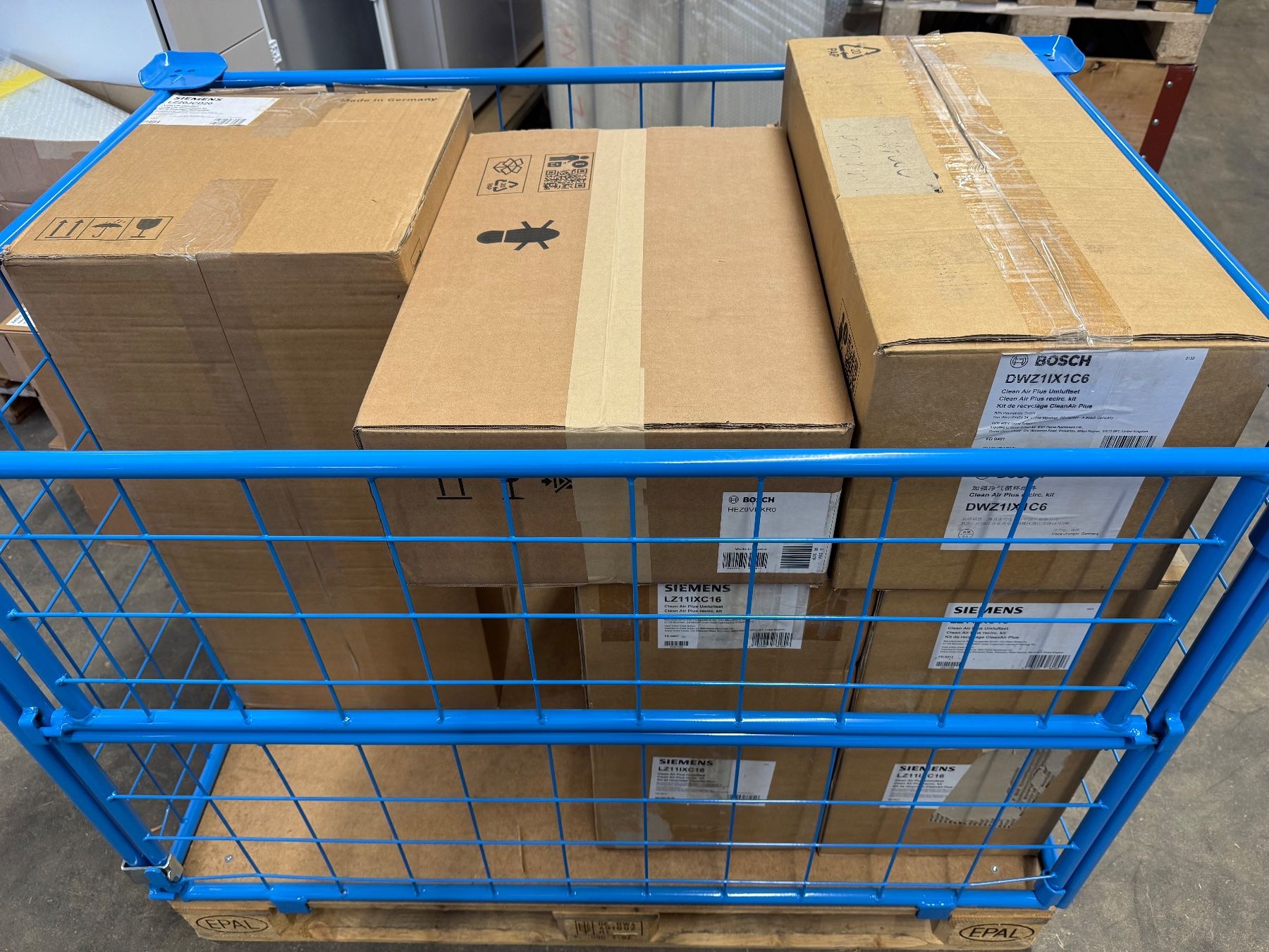 Siemens Cappe di aspirazione: Posten Bosch/Siemens Dampfabzug Umluftset, Filter,Grifflei.. – Nuovo (secondo la descrizione) da Derendingen venduto da Meisterstuecke 1