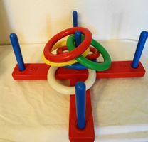 Ringwurfspiel aus Kunststoff W-Germany 1970er