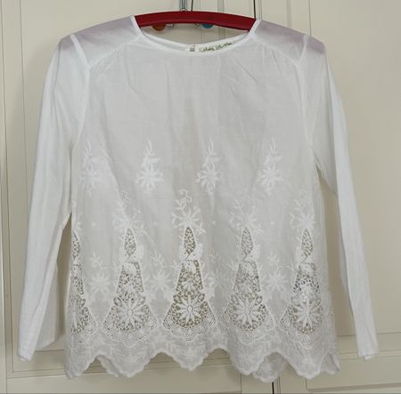 Bluse, weiss mit Spitze-Grösse XS