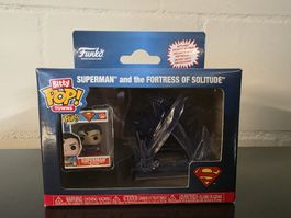 Funko Bitty Pop Superman Fortress of Solitude 2 Figuren neu