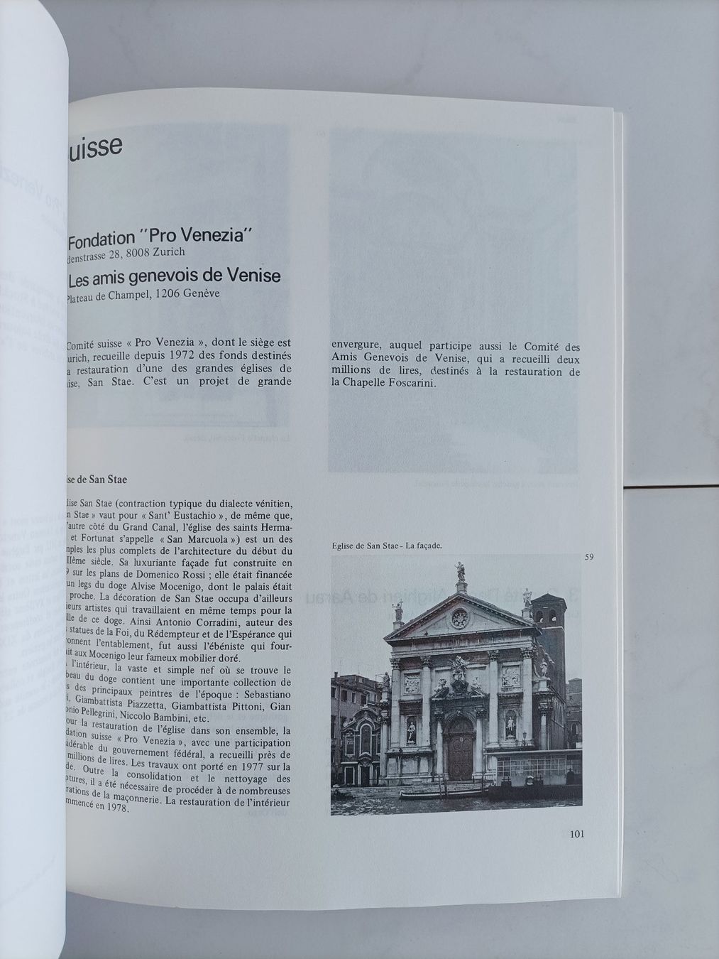 Libri: Venise restaurée / Unesco – Usato da crans montana venduto da AB3963 5