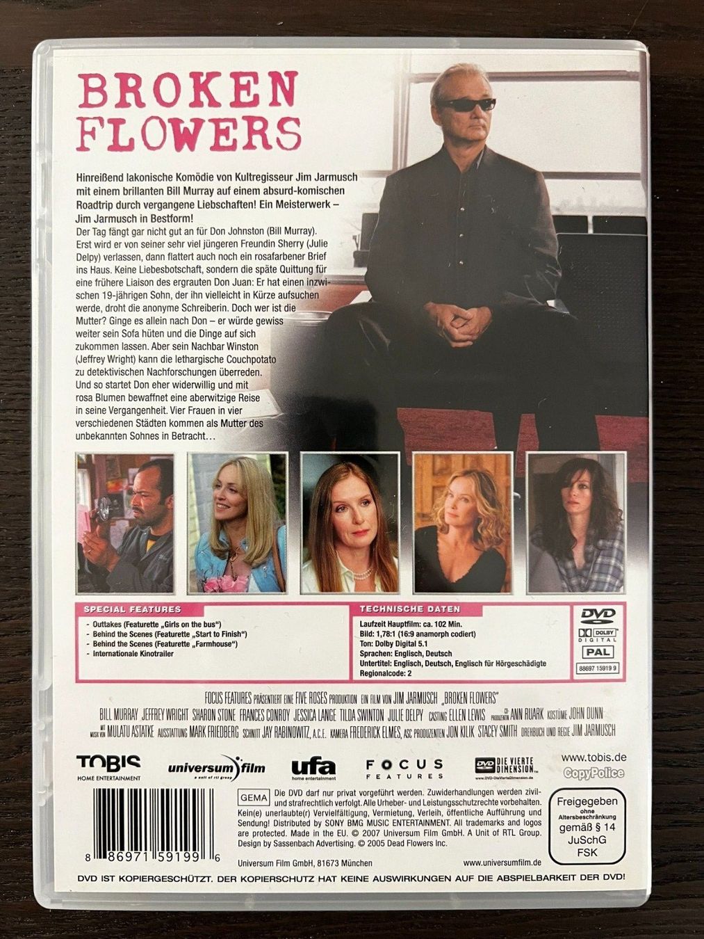 Tutti i DVDs: Broken Flowers – Usato da Zürich venduto da FilmFreunde 1