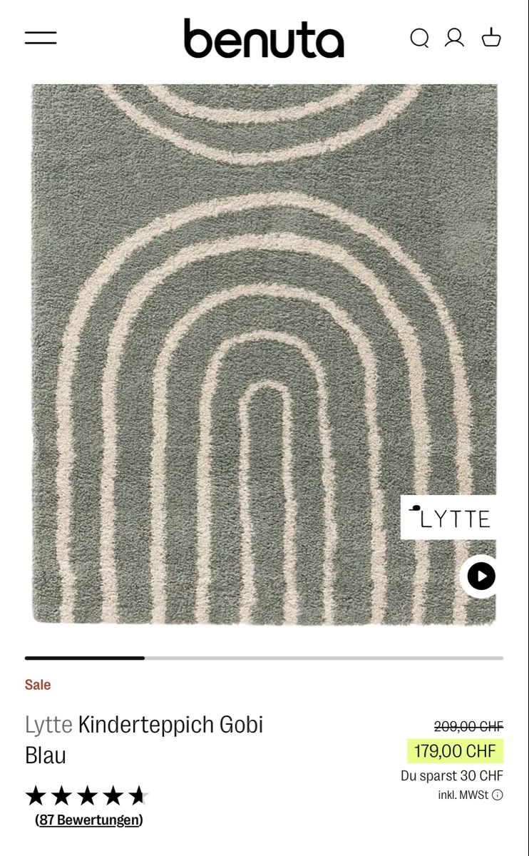 Tappeti: Kinderteppiche – Nuovo e nell'imballaggio originale da Oberrieden venduto da ayd_j99y 1