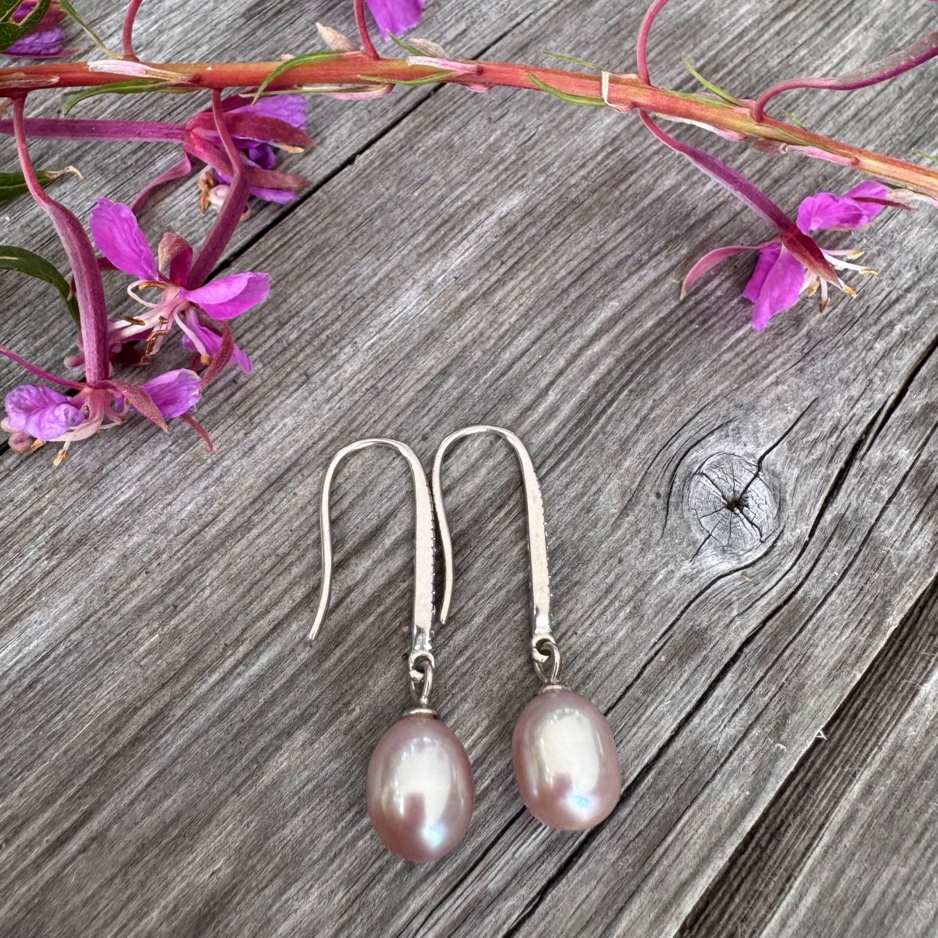 Ohrringe & -stecker: Echtsilber 925 Ohrstecker echte Perle Rosa 💕 – Neu und originalverpackt aus Rombach von Ivreajewels 2