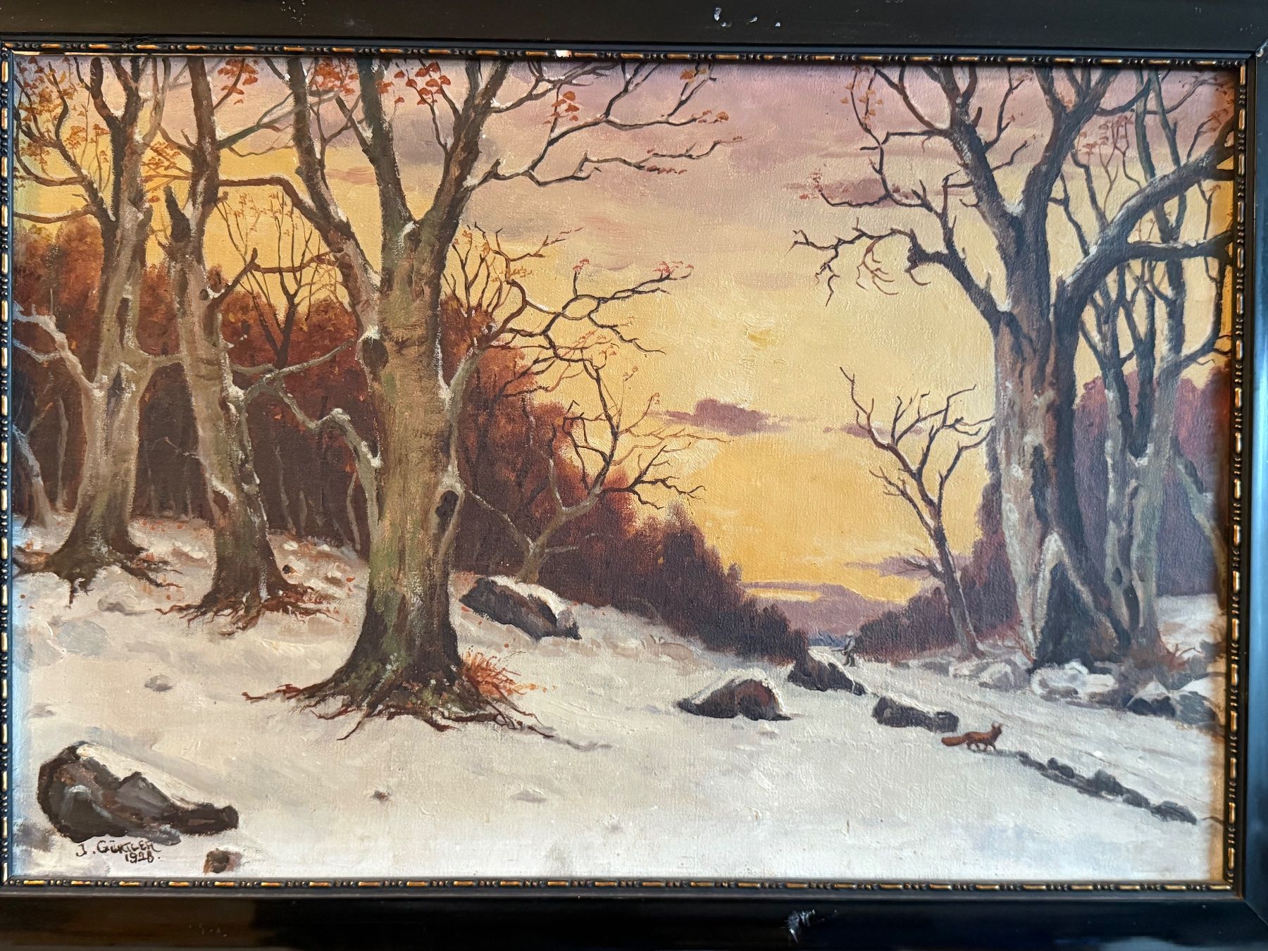 Dipinti: J. Gürtler  1948 Original Gemälde – Usato da Basel venduto da PAUL_ART 1