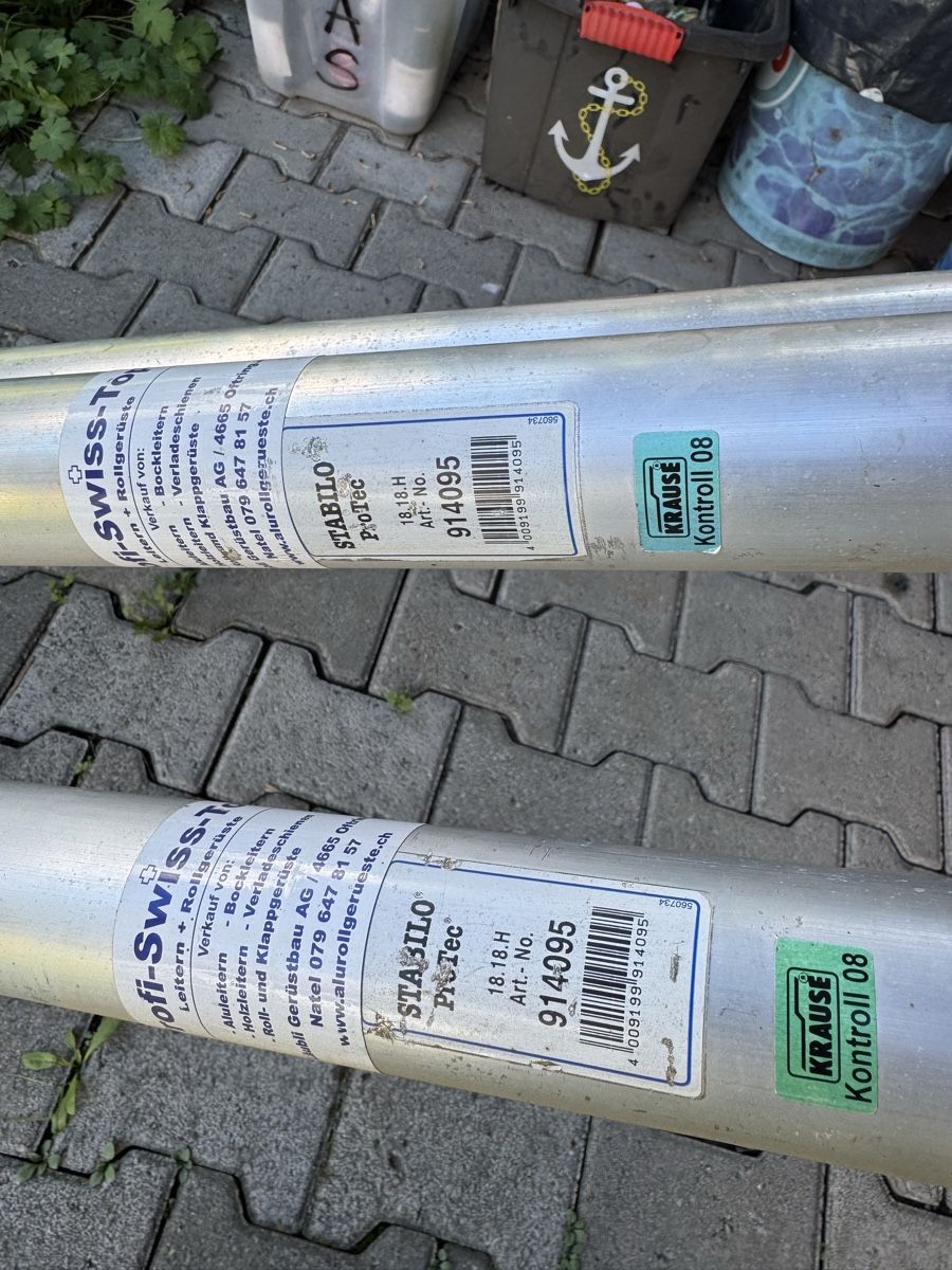 Gerüste: 2 Gerüststützen – Neu (gemäss Beschreibung) aus Emmenmatt von gipfelkreuz 4
