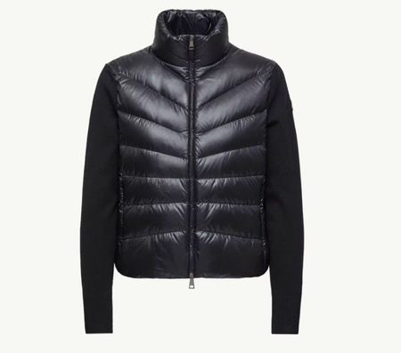 MONCLER Strickjacke aus Wolle & Daunen Gr. 0/34/XS (20813)