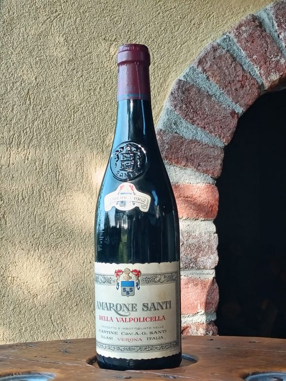 Amarone Santi 1962 Vintage Wine Italy (Neu und originalverpackt) in