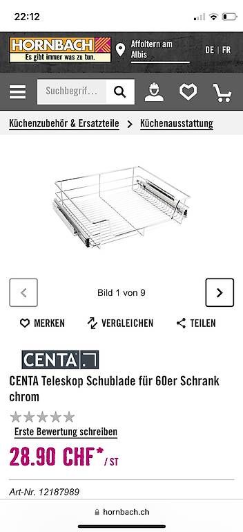 Cucine complete: Teleskopschubladen 12 Stück – Usato da Boswil venduto da Roman992 2