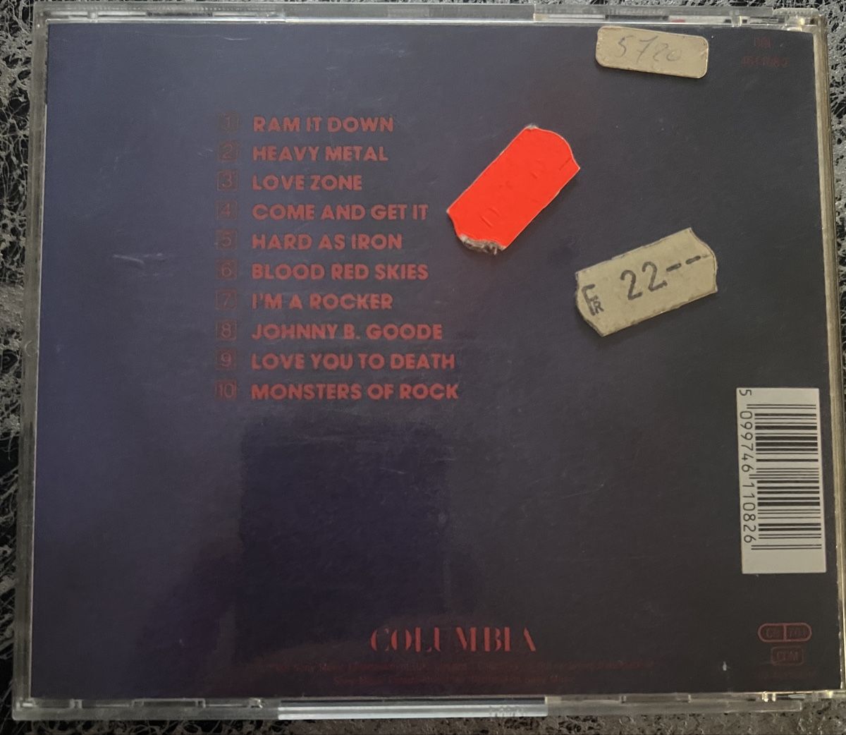CD: CD Judas Priest Ram It Down état correct – Usato da Grandson venduto da RioDeltaLima 1