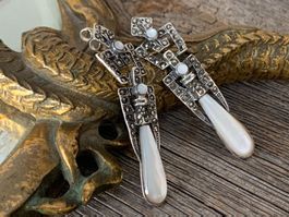 Vintage Traum Ohrhänger im Art Deco Stil 925 Sterling Silber