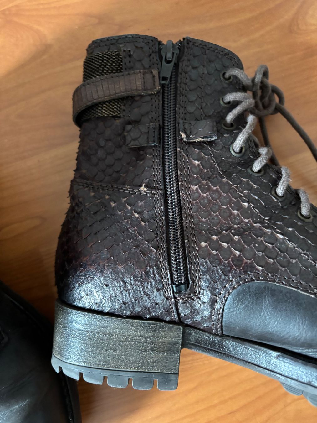 Scarpe da donna: Winterschuhe 38 Braun mit Krokoimitat – Nuovo (secondo la descrizione) da Balsthal venduto da Uroby 4